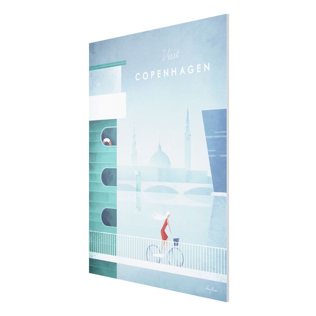 Quadros famosos Travel Poster - Copenhagen