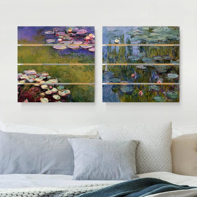 decoraçao cozinha Claude Monet - Water Lilies Set