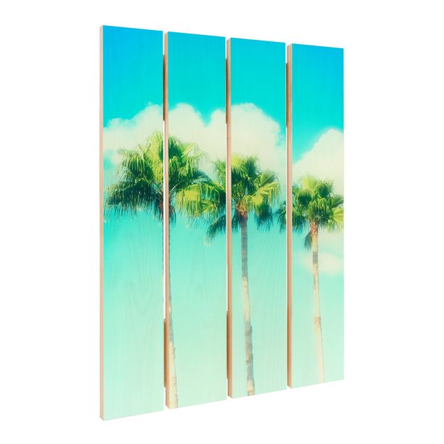 quadros para parede Palm Trees Against Blue Sky