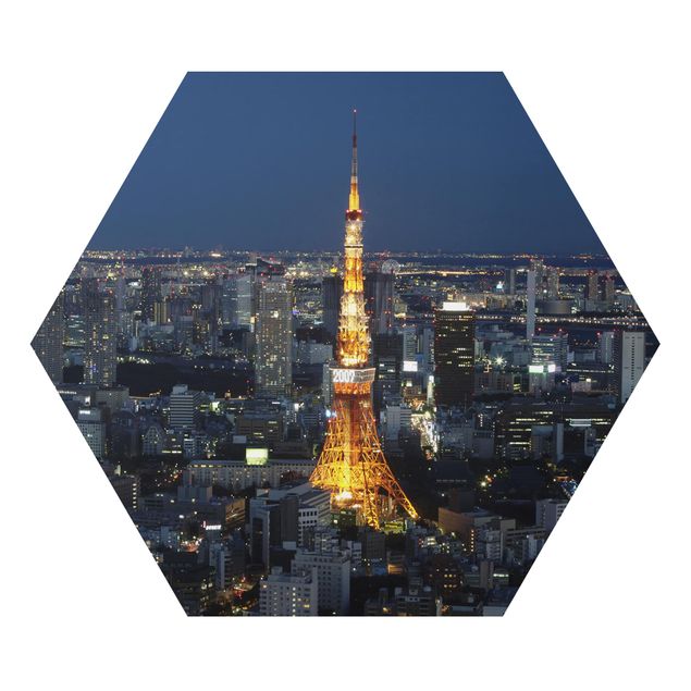 quadros modernos para quarto de casal Tokyo Tower