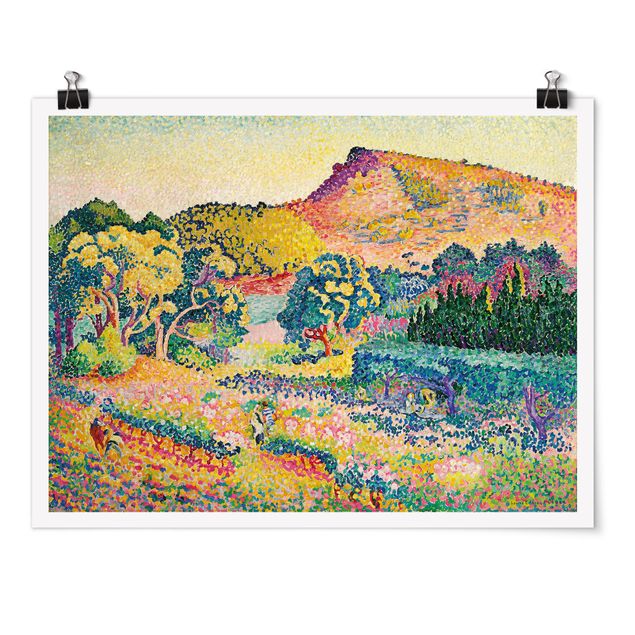 Quadros por movimento artístico Henri Edmond Cross - Landscape With Le Cap Nègre