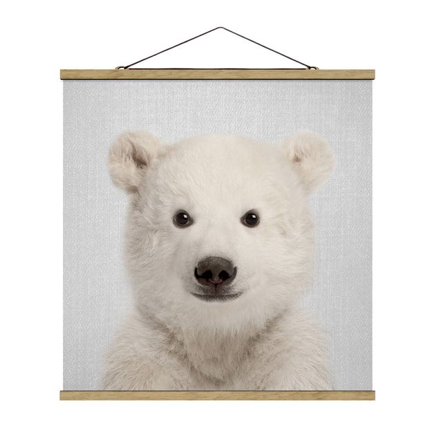 quadro animais quarto bebé Baby Polar Bear Emil