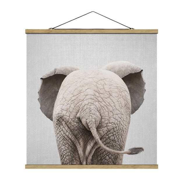 Posters animais Baby Elephant From Behind