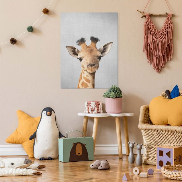 Telas decorativas girafas Baby Giraffe Gandalf