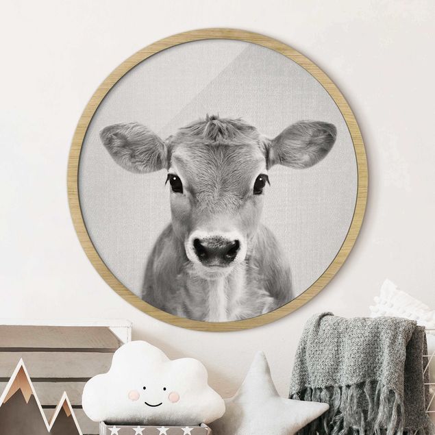 decoração quarto bebé Baby Cow Kira Black And White