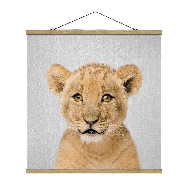 Posters animais Baby Lion Luca