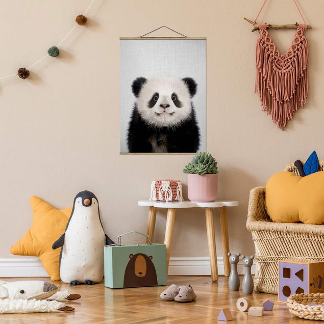quadros decorativos para sala modernos Baby Panda Prian
