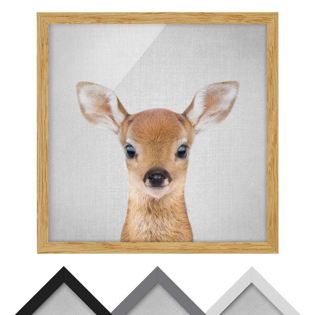 quadros para parede Baby Roe Deer Romy