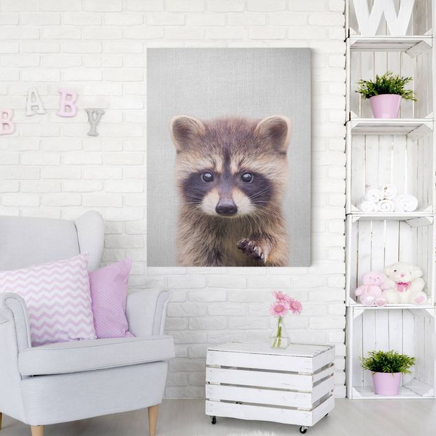 decoração para quartos infantis Baby Raccoon Wicky