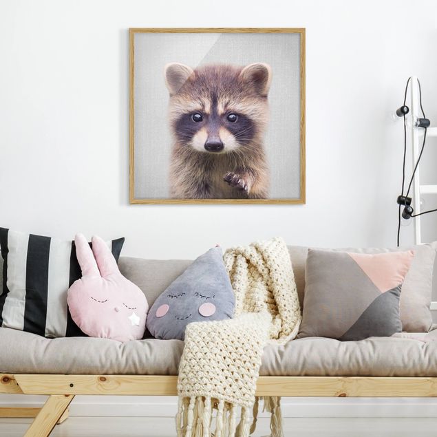 Decoração para quarto infantil Baby Raccoon Wicky
