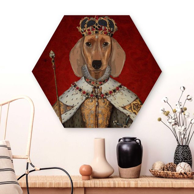 decoraçoes cozinha Animal Portrait - Dachshund Queen