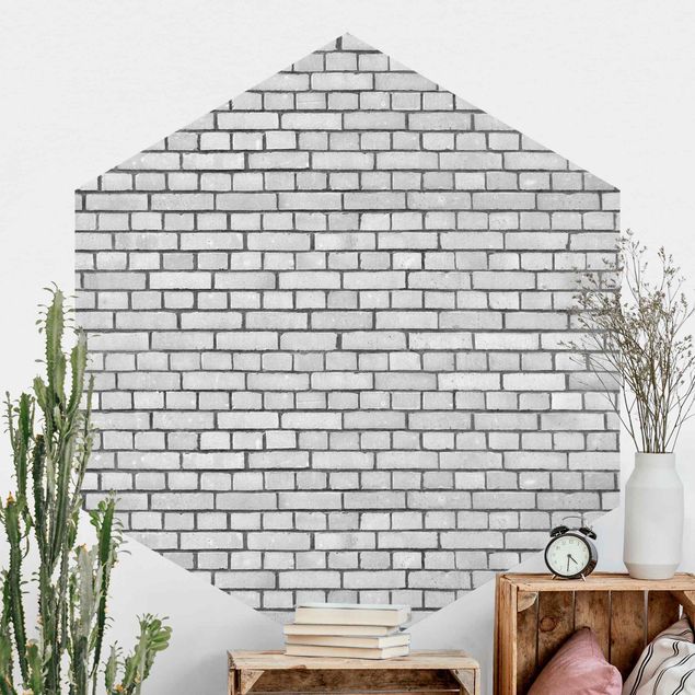 decoraçoes cozinha Brick Wall White