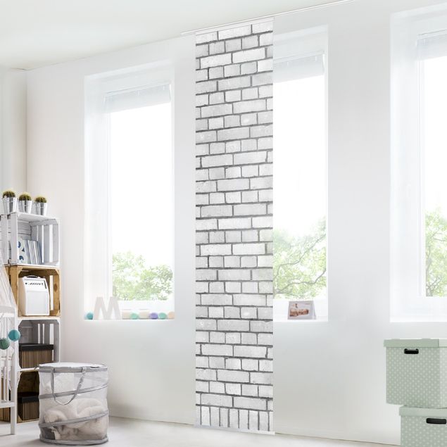 decoraçao para parede de cozinha Brick Wallpaper White London