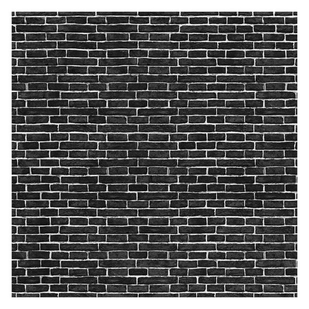 Mural de parede Brick Wall Black