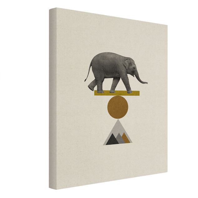 Quadros modernos Art Of Balance Elephant