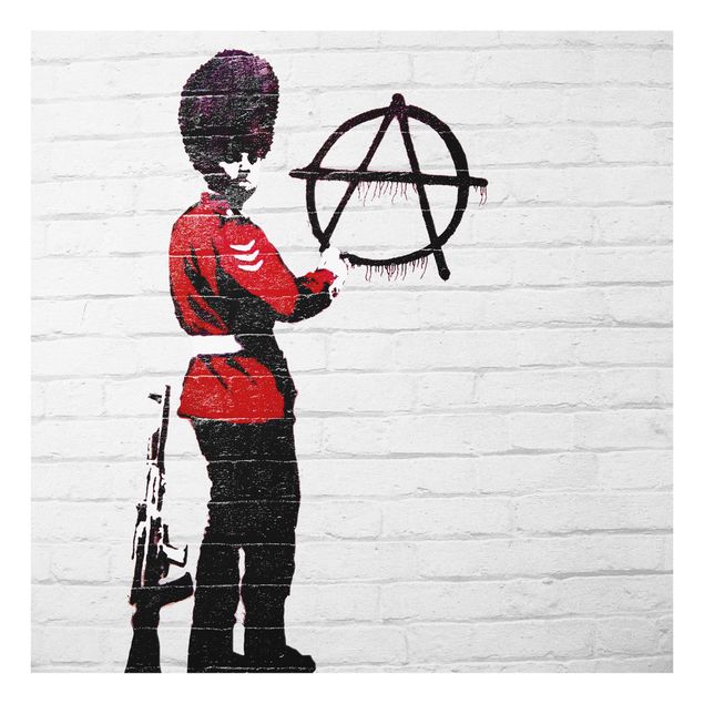 decoração quadros Anarchist Soldier - Brandalised ft. Graffiti by Banksy