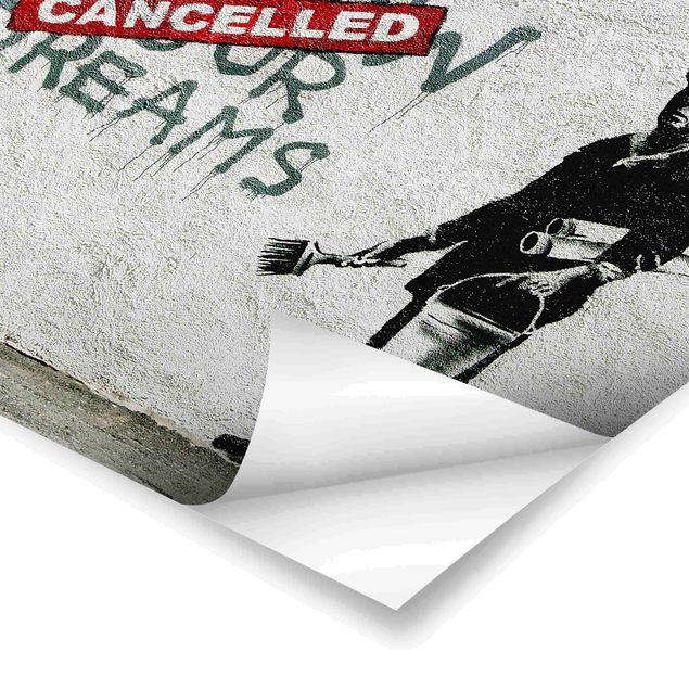 Posters Follow Your Dreams - Brandalised ft. Graffiti by Banksy