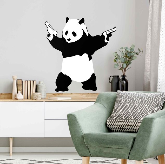 Autocolantes de parede Panda With Guns - Brandalised ft. Graffiti by Banksy