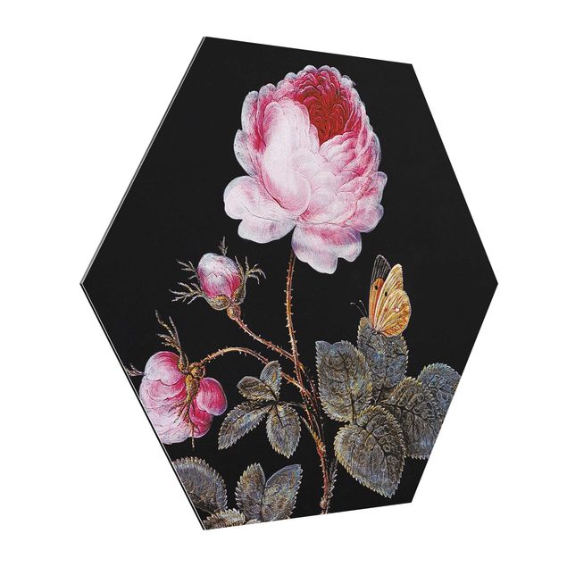 Quadros florais Barbara Regina Dietzsch - The Hundred-Petalled Rose