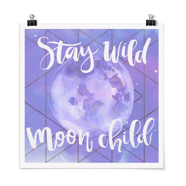 Quadros zen Moon Child - Stay Wild