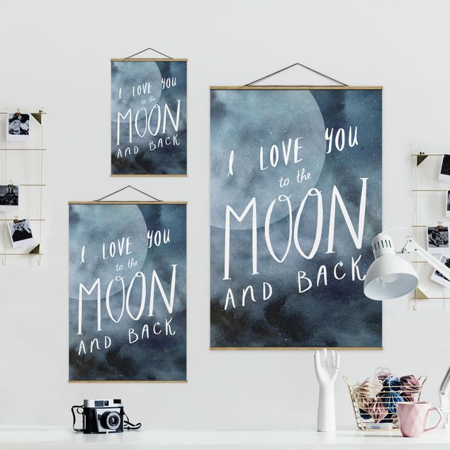 Quadros decorativos Heavenly Love - Moon