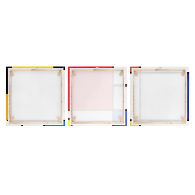 Quadros famosos Piet Mondrian - Square Compositions