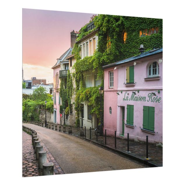 Painel anti-salpicos de cozinha Rose Coloured Twilight In Paris
