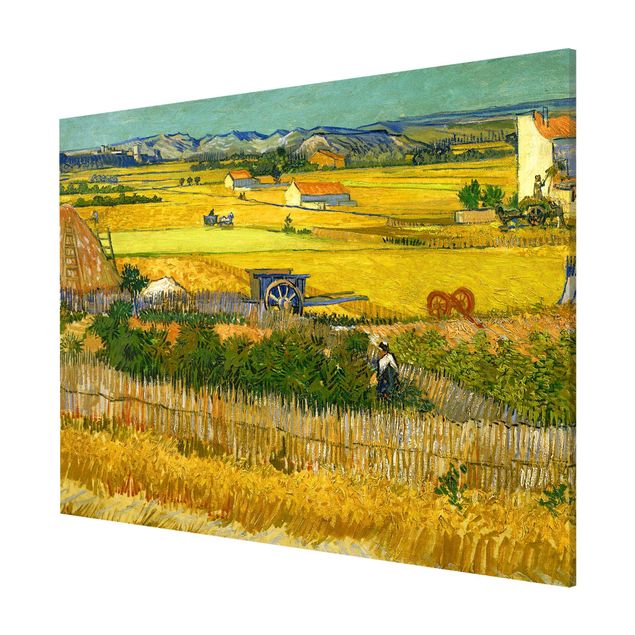 Quadros movimento artístico Pontilhismo Vincent Van Gogh - The Harvest