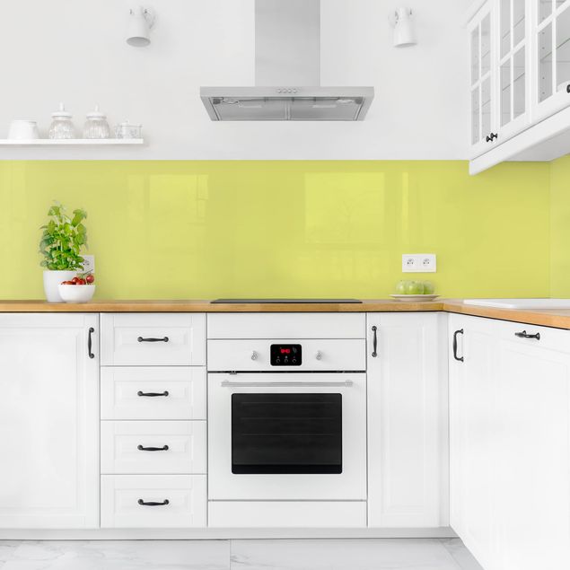 Backsplash de cozinha monocromático Pastel Green