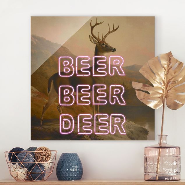Quadros veados Beer Beer Deer