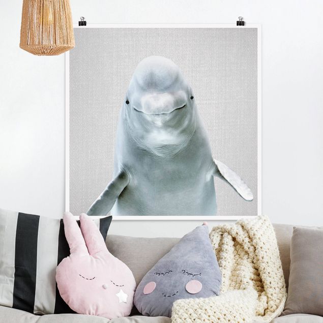 Decoração para quarto infantil Beluga Whale Bob