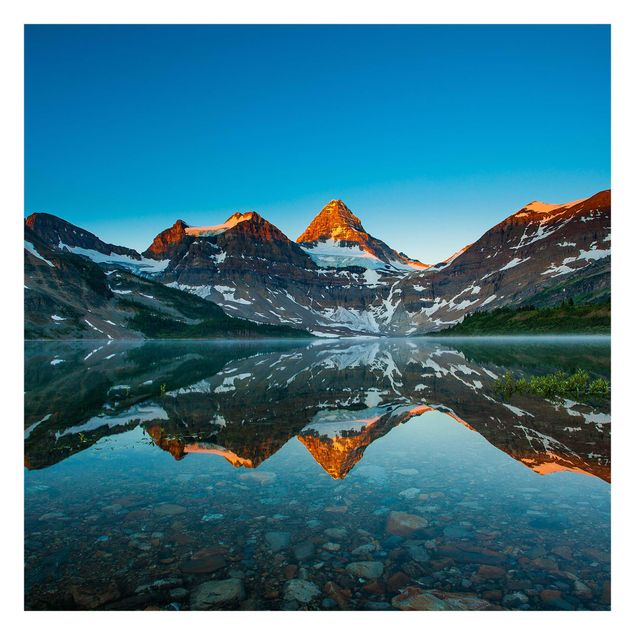Quadros de Rainer Mirau Mountain Landscape At Lake Magog In Canada