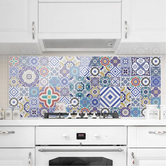 decoraçao cozinha Mirror Tiles - Elaborate Portuguese Tiles