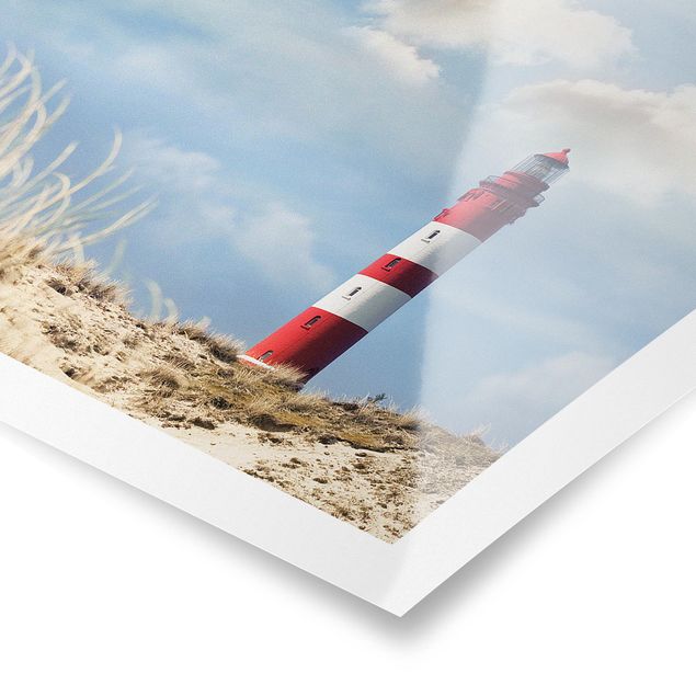 Posters paisagens Lighthouse Between Dunes