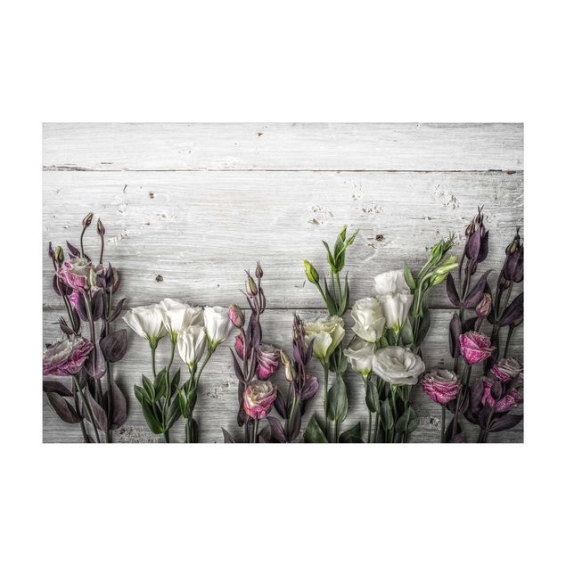 Tapetes selva Tulip-Rose Shabby Wood Look