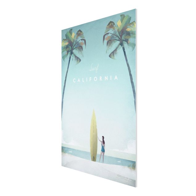 Quadros praia Travel Poster - California