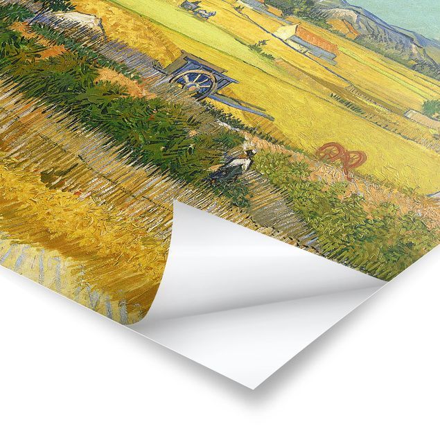 Posters quadros famosos Vincent Van Gogh - The Harvest