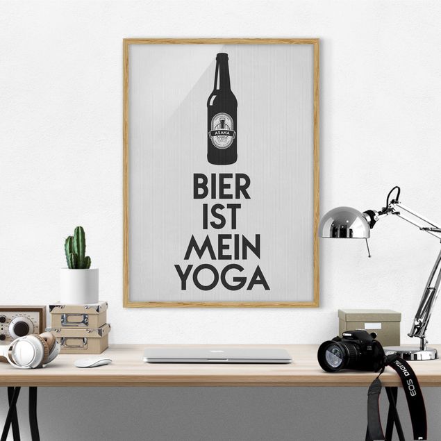 decoraçoes cozinha Bier Ist Mein Yoga