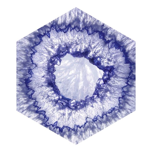 Mural de parede Blue Purple Crystal
