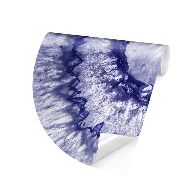 papel de parede pedra Blue Purple Crystal