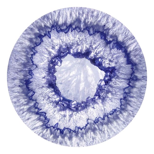 papel de parede moderno Blue Purple Crystal