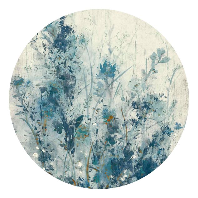 papel parede de flor Blue Spring Meadow I