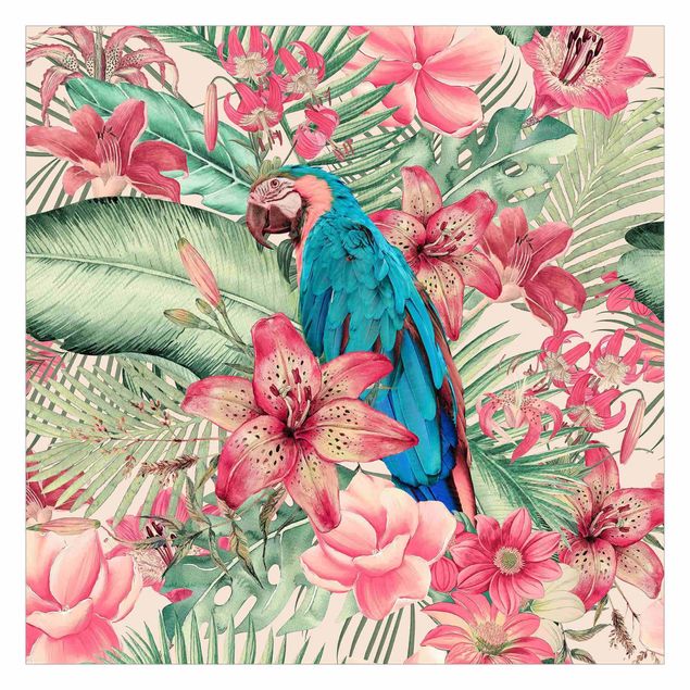 Quadros de Andrea Haase Floral Paradise Tropical Parrot