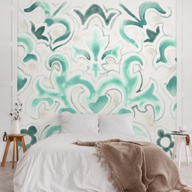 Papel de parede padrões Bohemian Watercolour Ornament ll