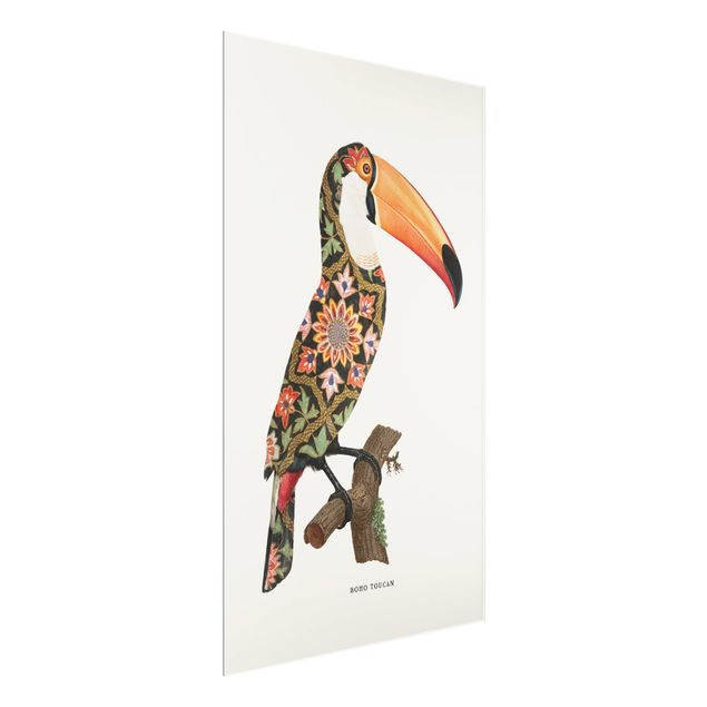 Quadros multicoloridos Boho Birds - Toucan
