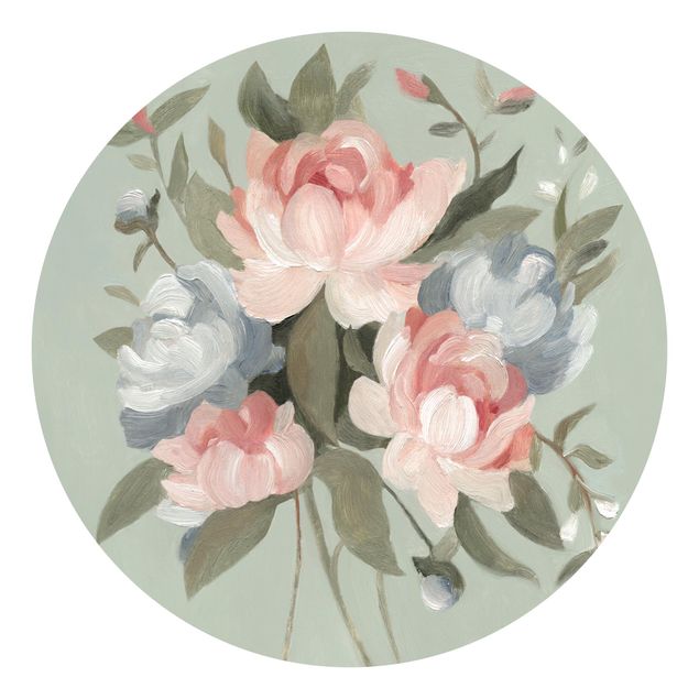 Papel de parede estilo rústico Bouquet In Pastel I