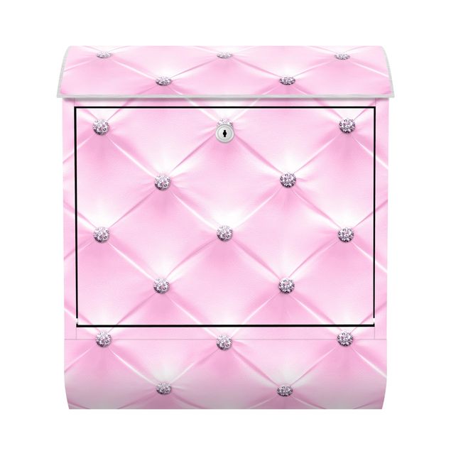 caixas de correio Diamond Light Pink Luxury