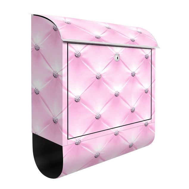 Caixas de correio em rosa Diamond Light Pink Luxury