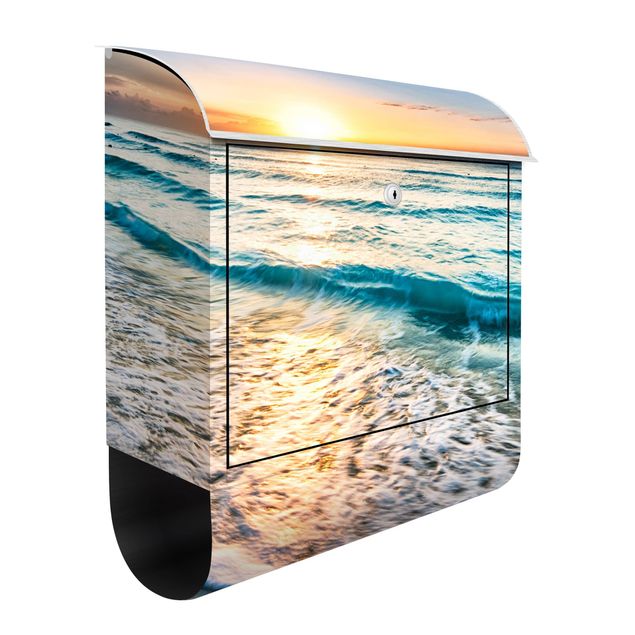 Caixas de correio paisagens Sunset At The Beach
