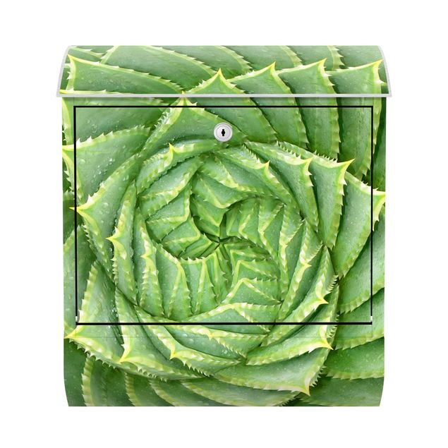 Caixa correio verde Spiral Aloe